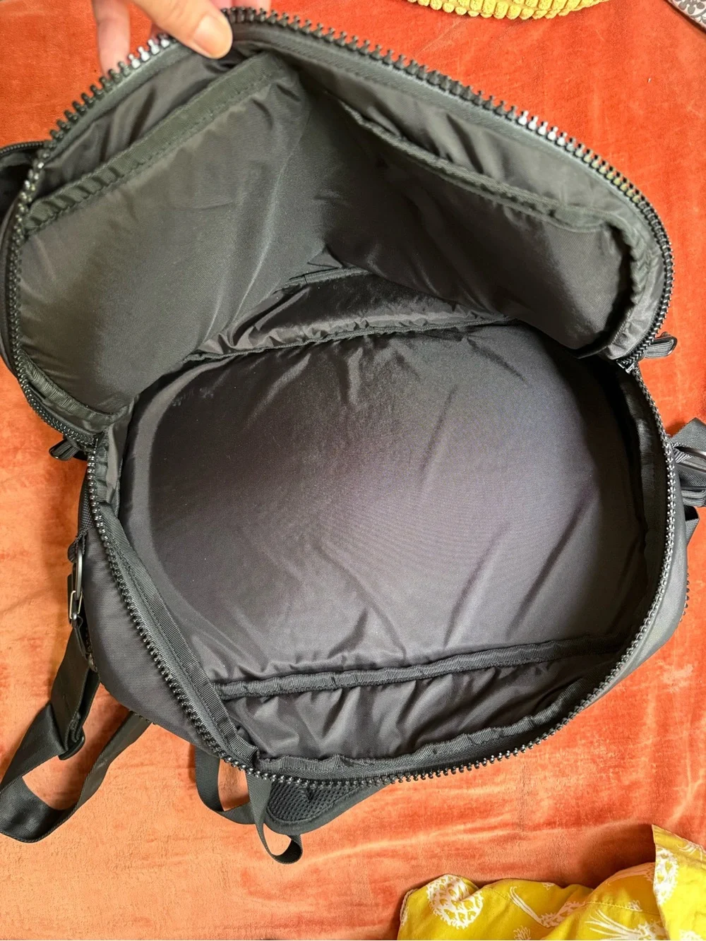 Topo Designs Black Convertible Messenger Bag Laptop Backpack with Front Pockets